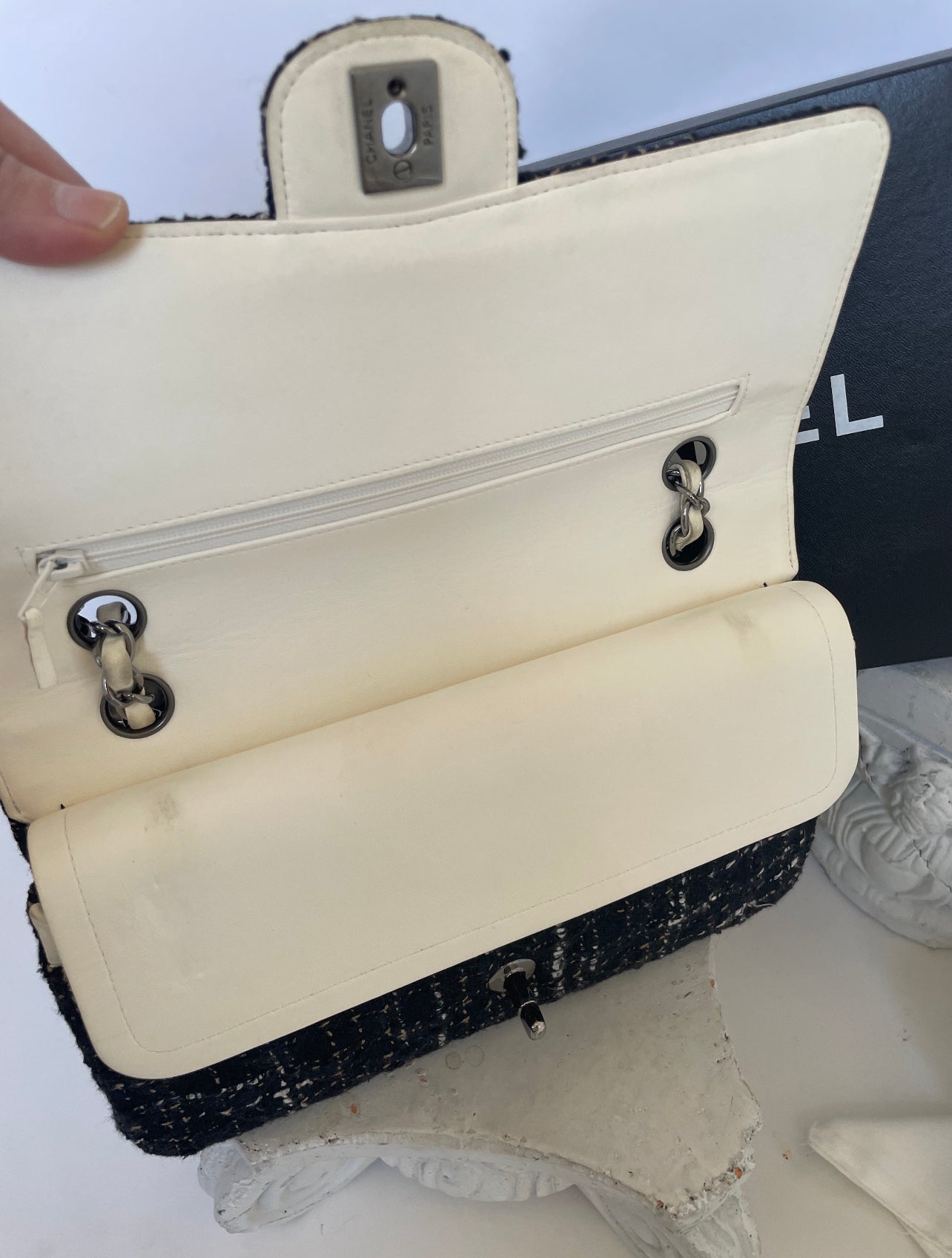 Chanel Tweed Handbag