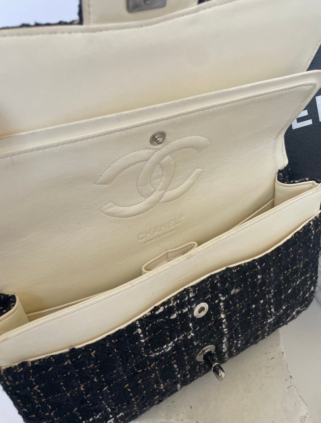 Chanel Tweed Handbag