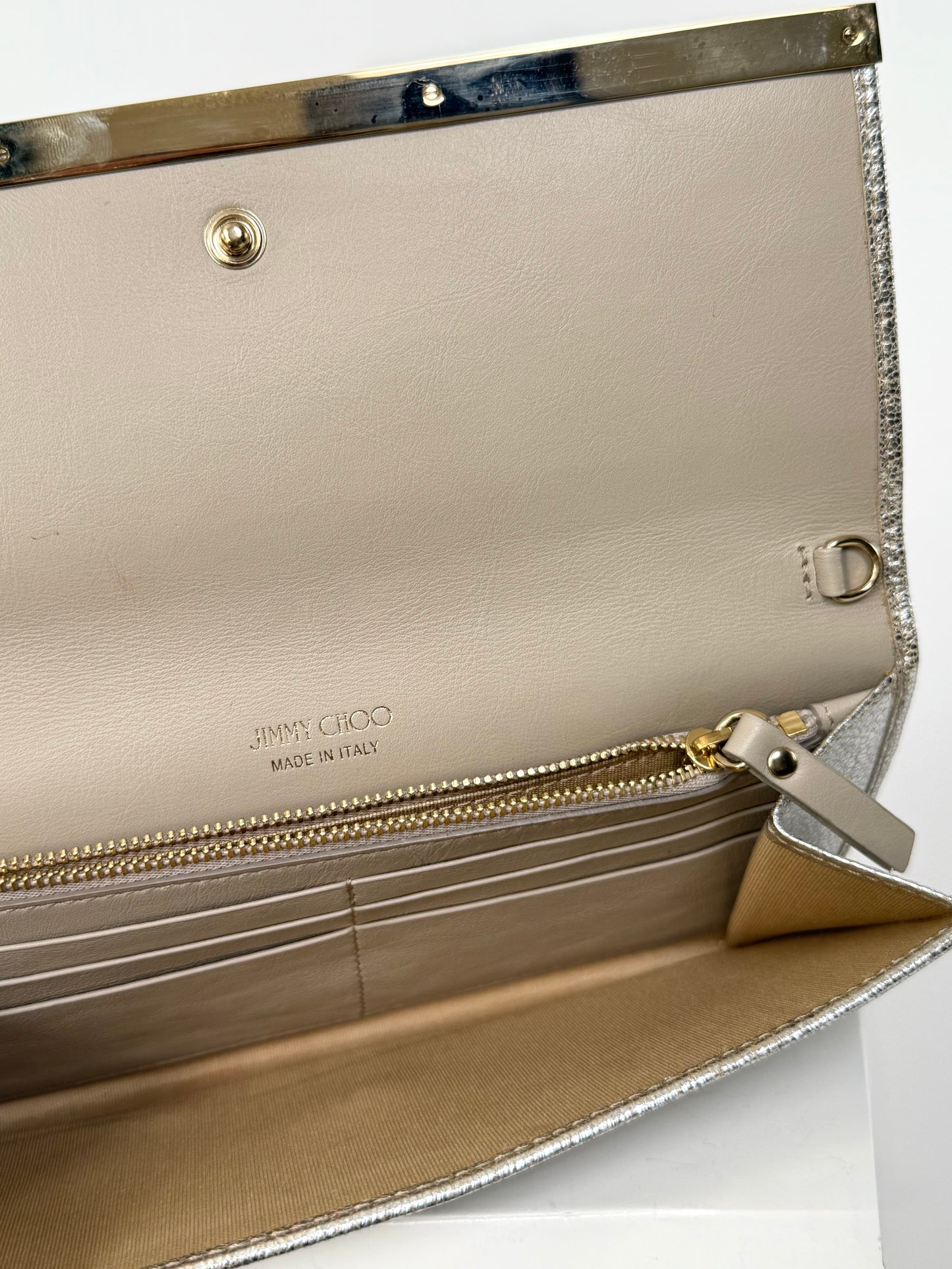 Jimmy Choo Gold Clutch