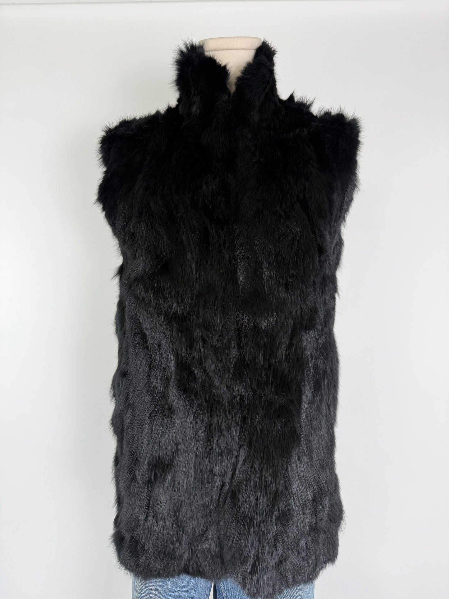 Adrienne Landau Rabbit Fur Vest