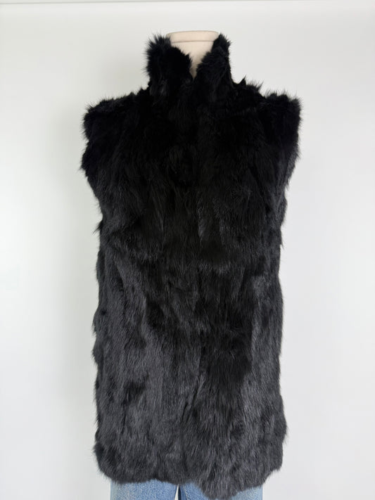 Adrienne Landau Rabbit Fur Vest
