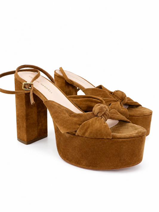 Loeffler Randall Suede Roz Platform Sandal