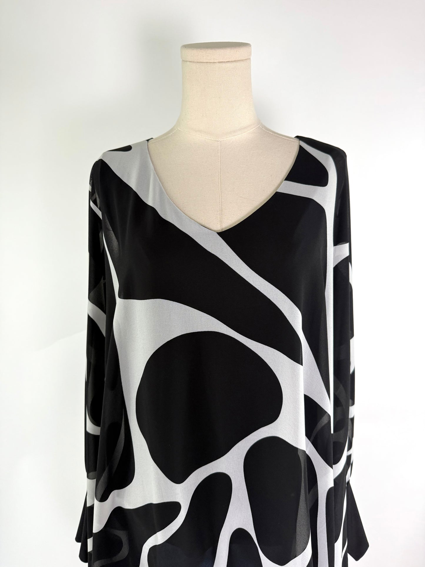 Charlie Abstract Poncho Top