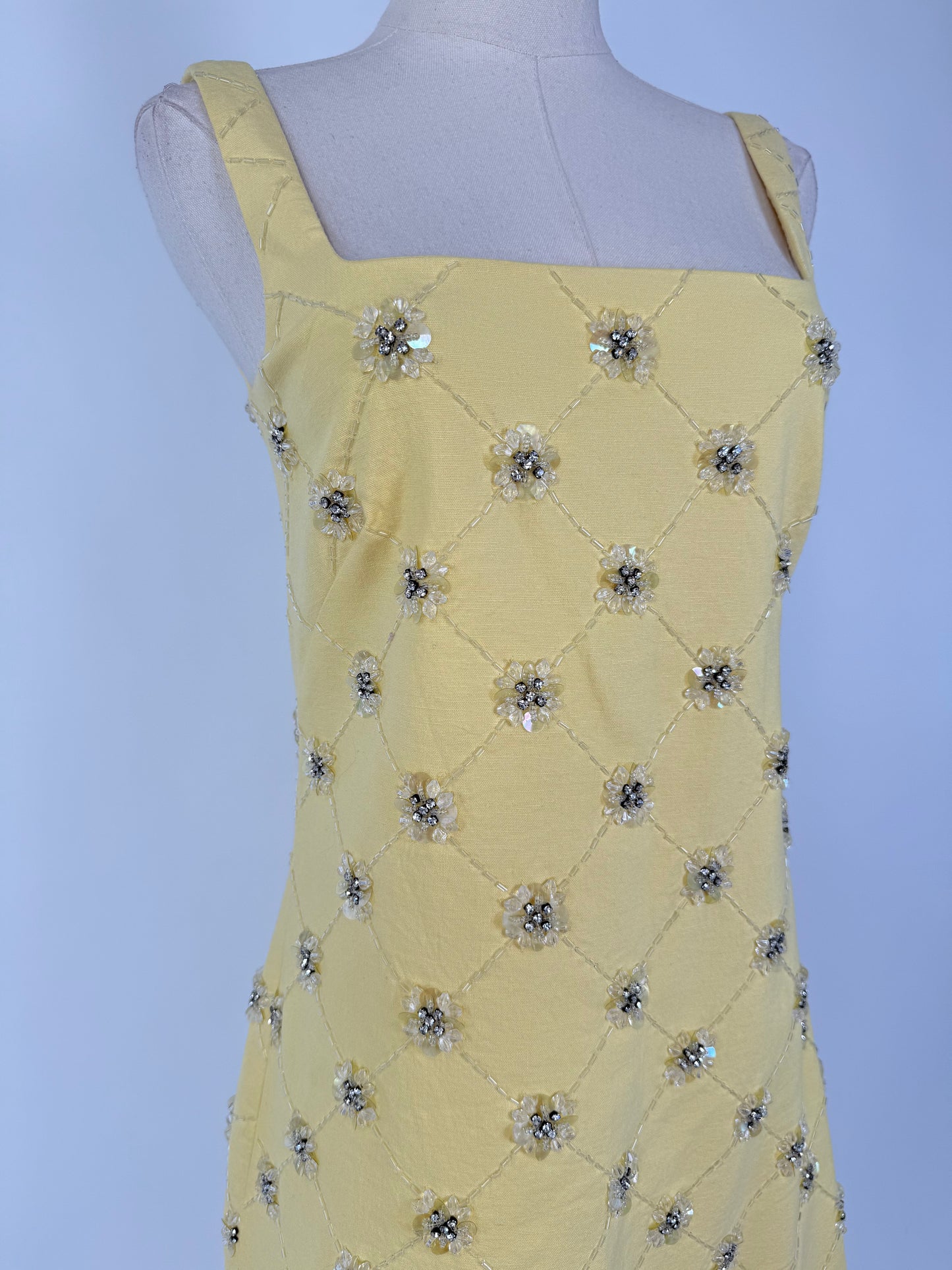 Tanya Taylor Barton Embellished Mini Dress