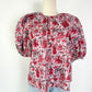 Rhode Rowan Gathered Print Top