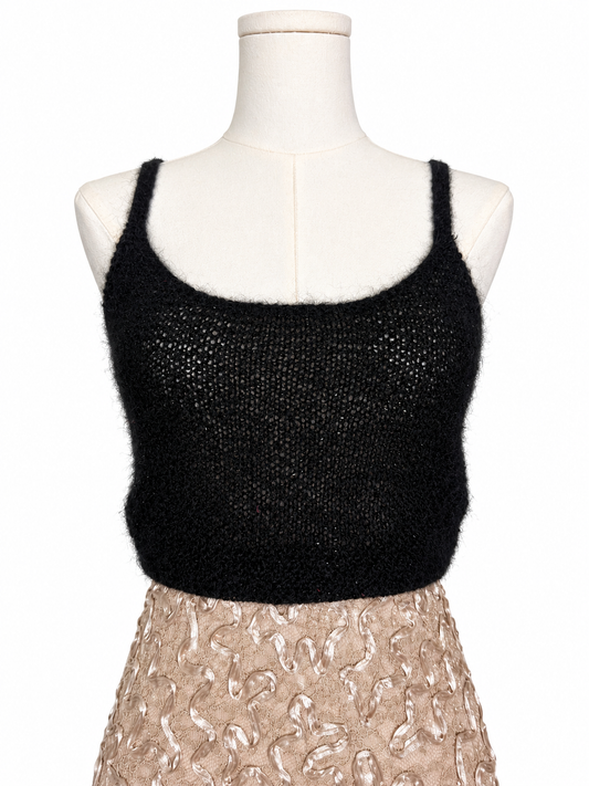 Vintage Ellen Tracy Beaded Tank Sweater