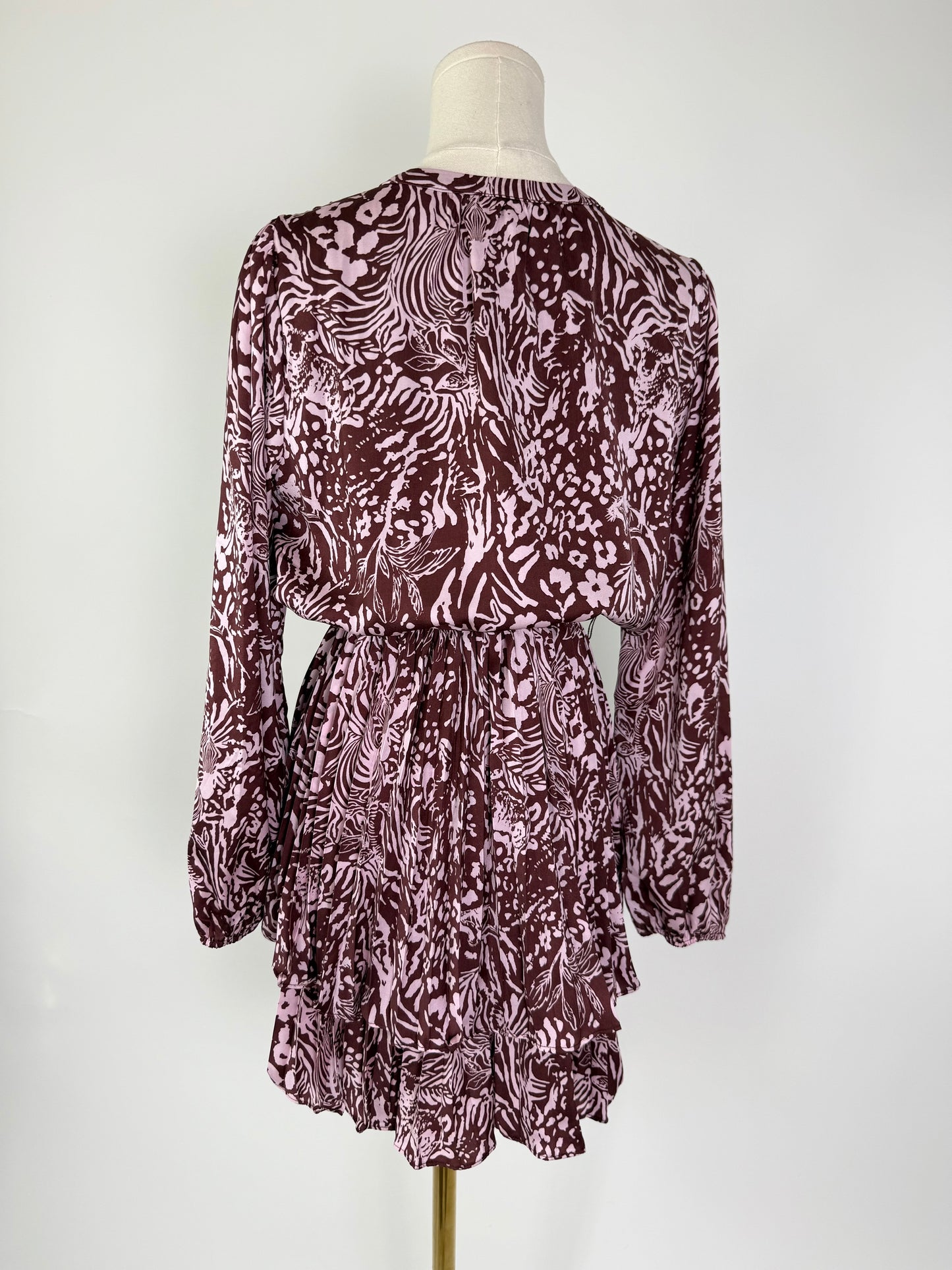 Skies Are Blue Zebra Mini Dress