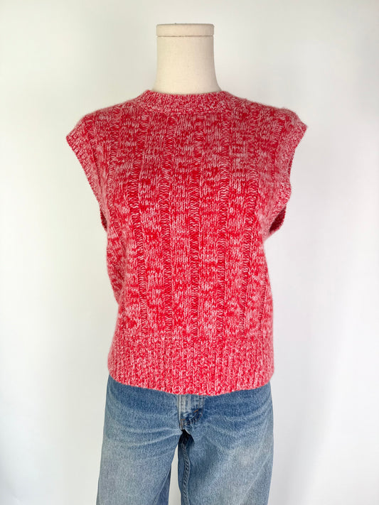 White & Warren Cashmere Rib Shell