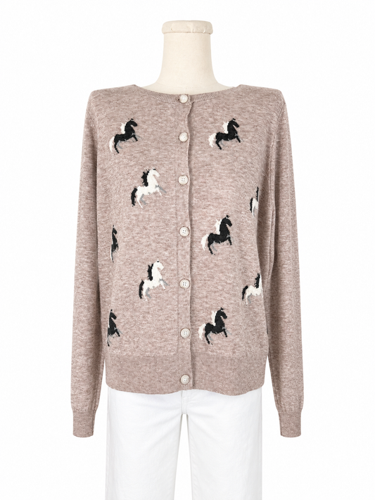 Maeve Icon Horse Cardigan