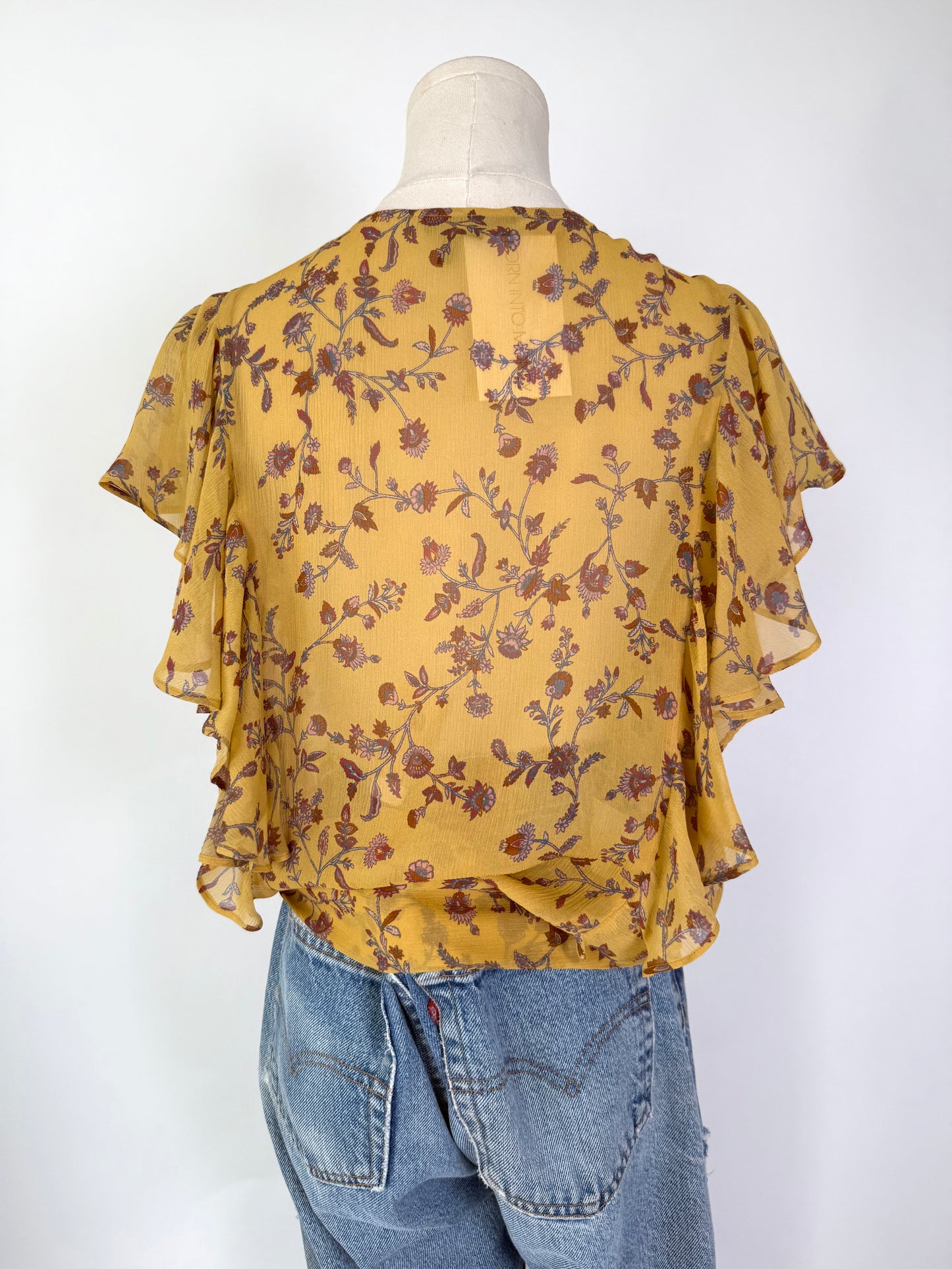 Paige Yellow Floral Blouse