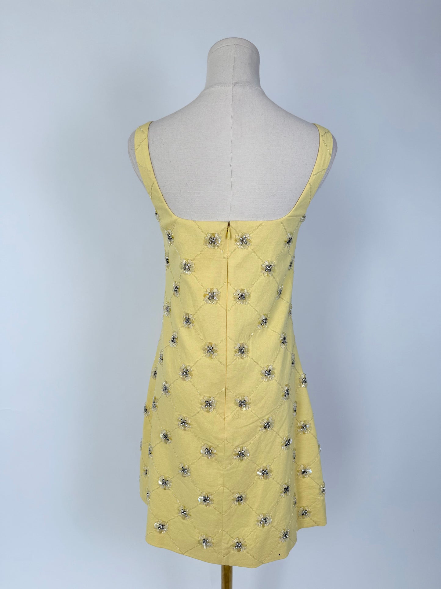 Tanya Taylor Barton Embellished Mini Dress