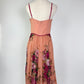 Vintage Tracy Reese Silk Chiffon Floral Dress