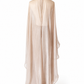 Tom Ford Lurex Maxi Cape Gown