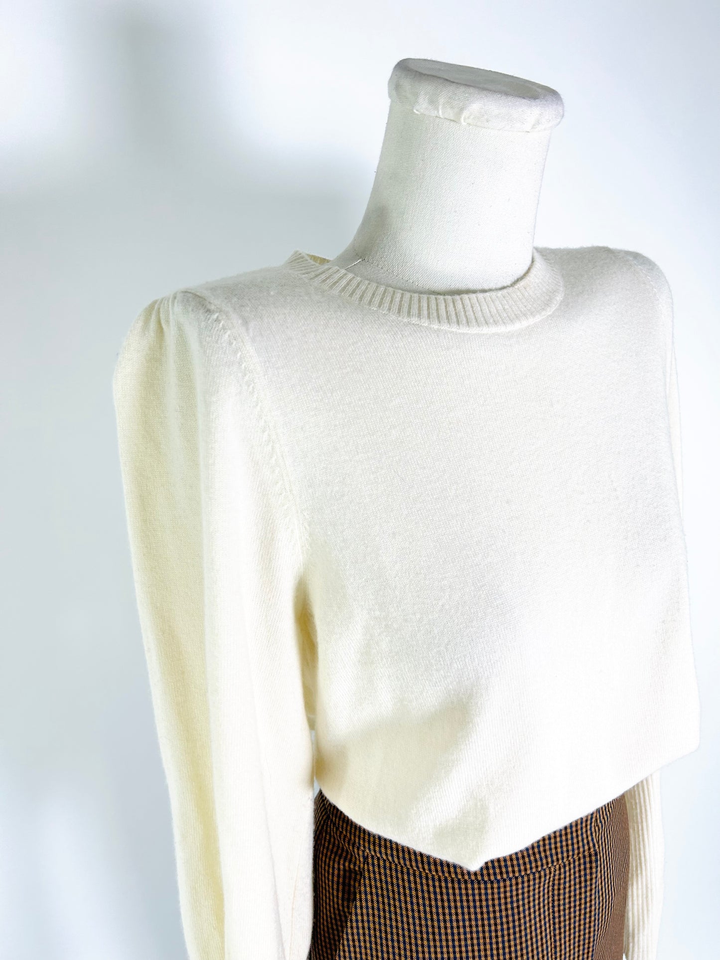 Repeat Cream Pullover Sweater