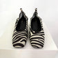 Alohas Zebra Stacked Heel