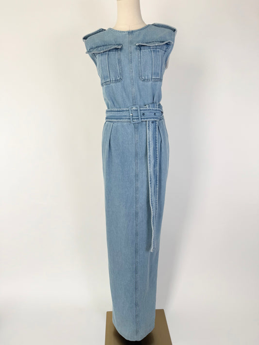 Dries Van Noten Denim Maxi Dress