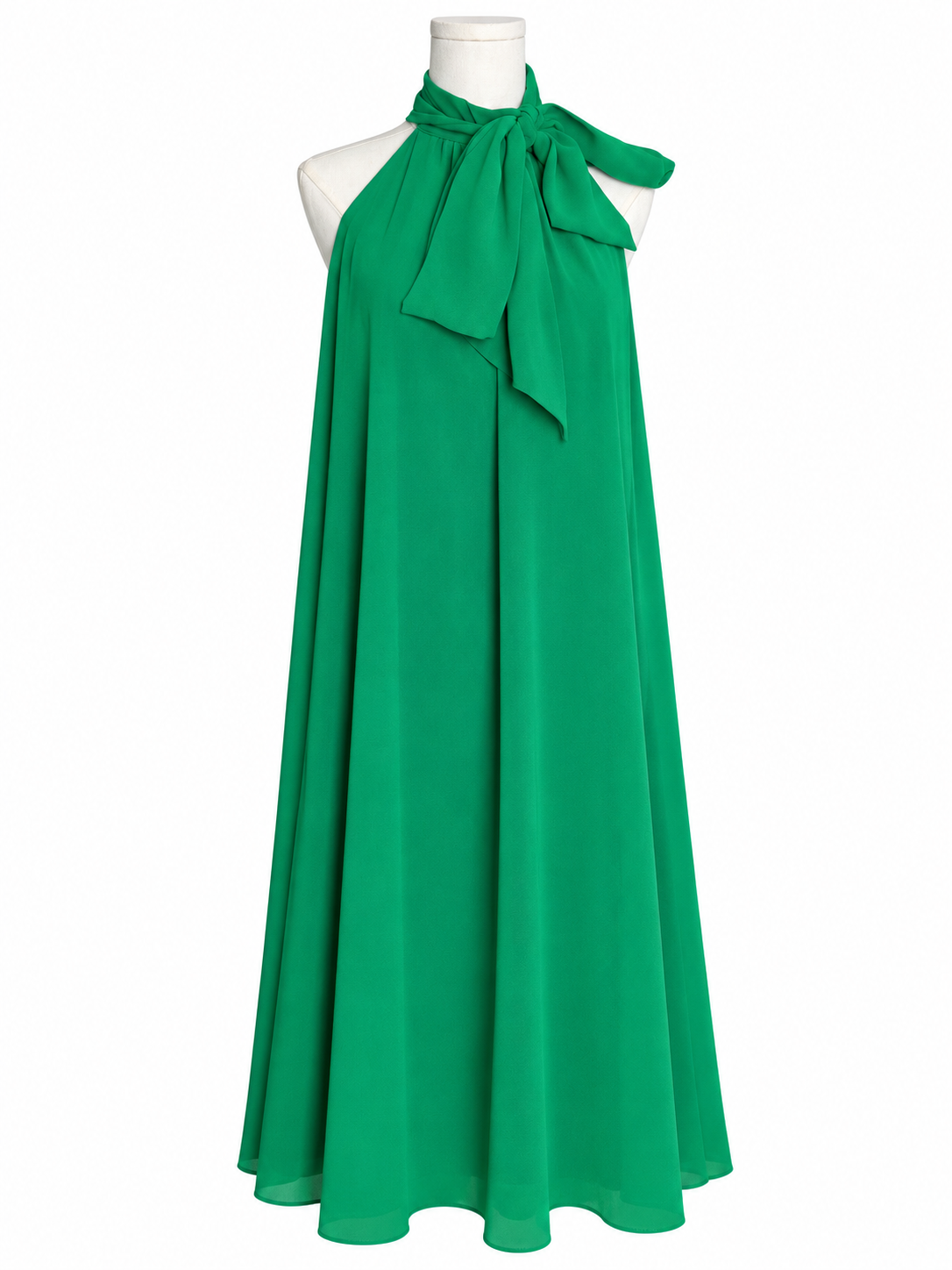 Alice & Olivia Corine Neck Tie Dress