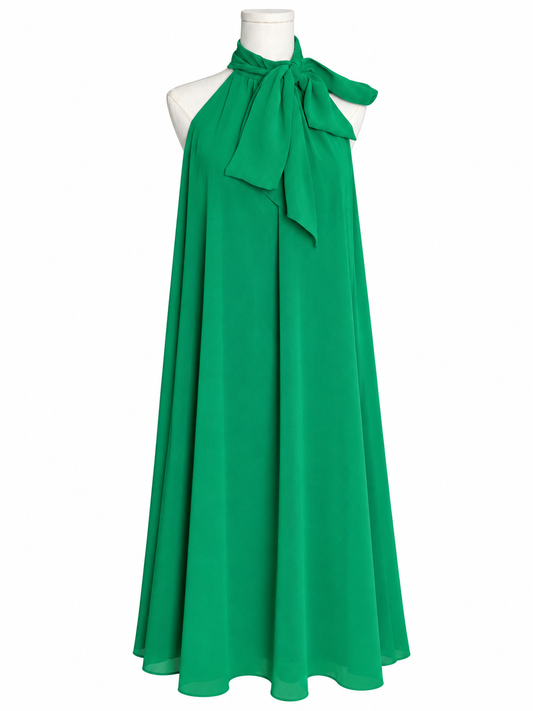 Alice & Olivia Corine Neck Tie Dress