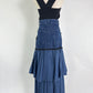 Vintage Collectors Moschino Denim Ruffle Skirt