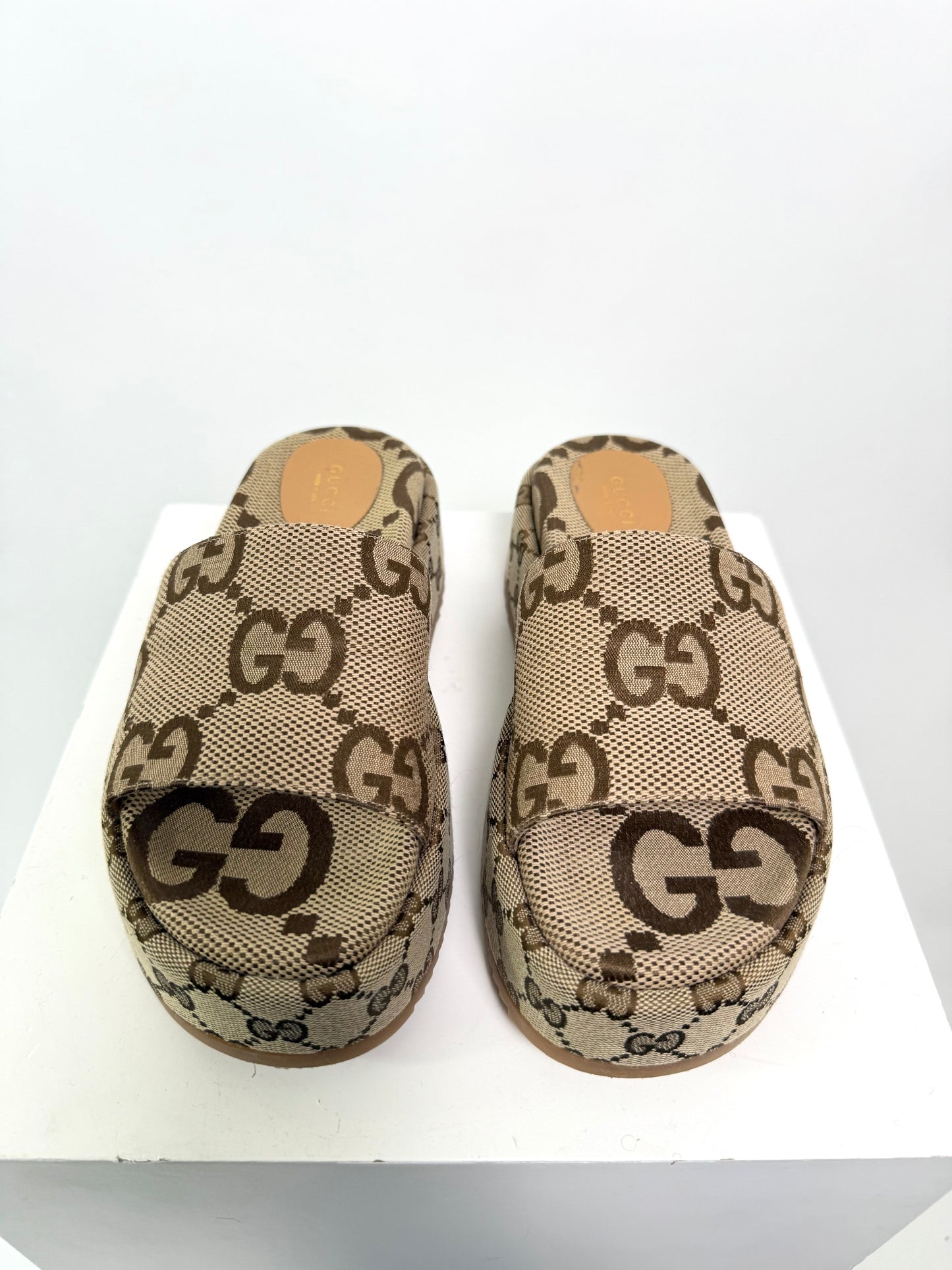 Gucci Platform Logo Slide
