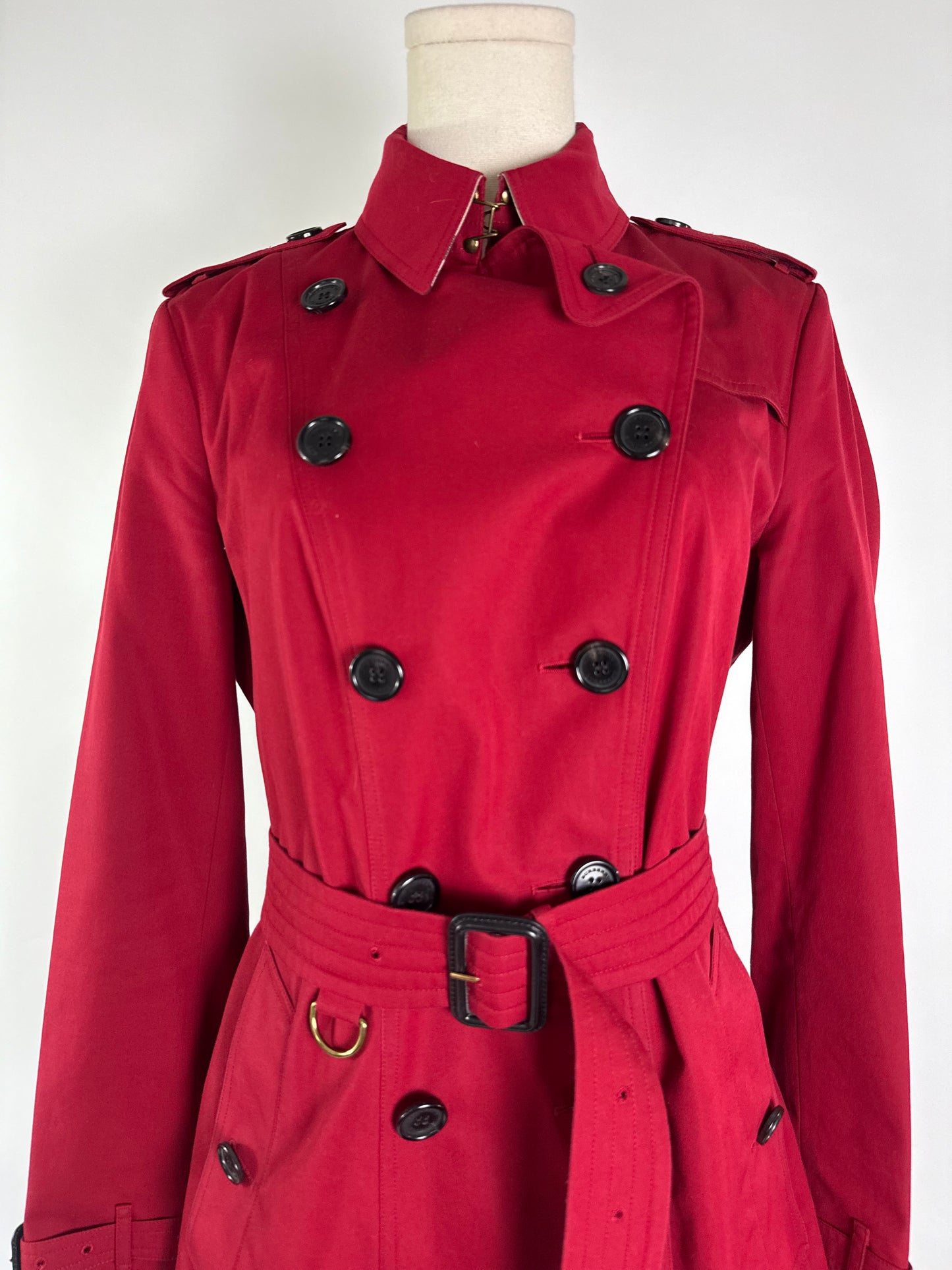 Burberry Sandringham Red Coat