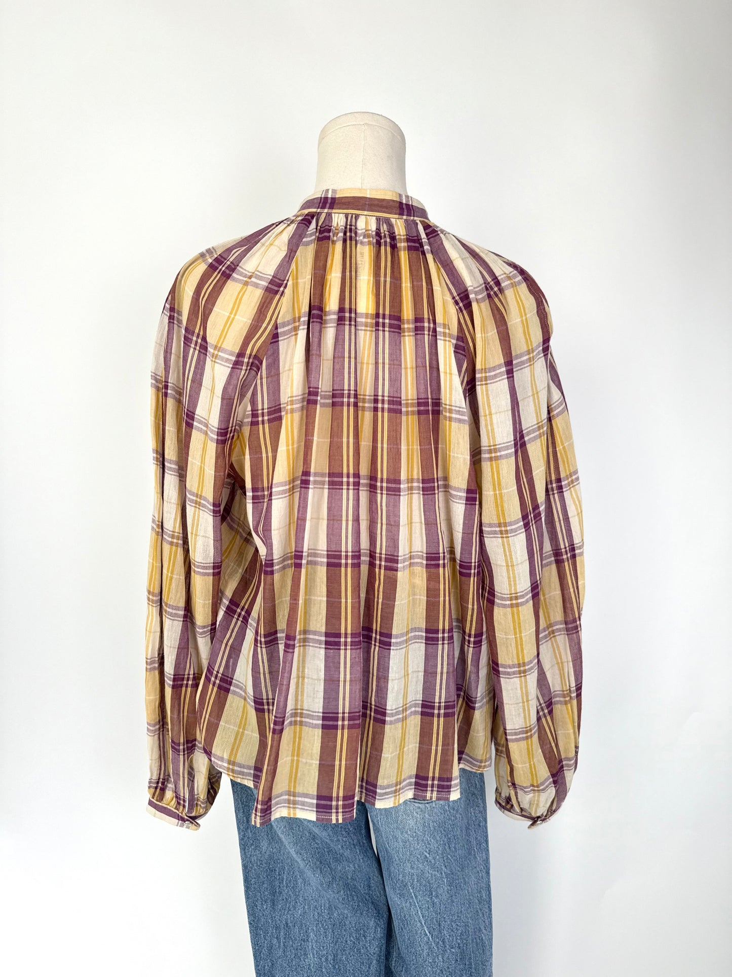Isabel Etoile Marant Plaid Blouse