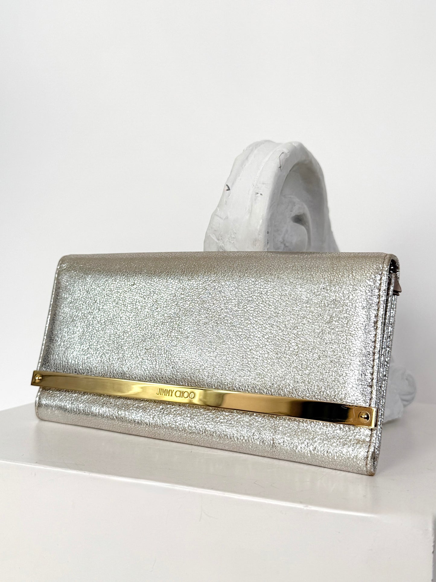 Jimmy Choo Gold Clutch