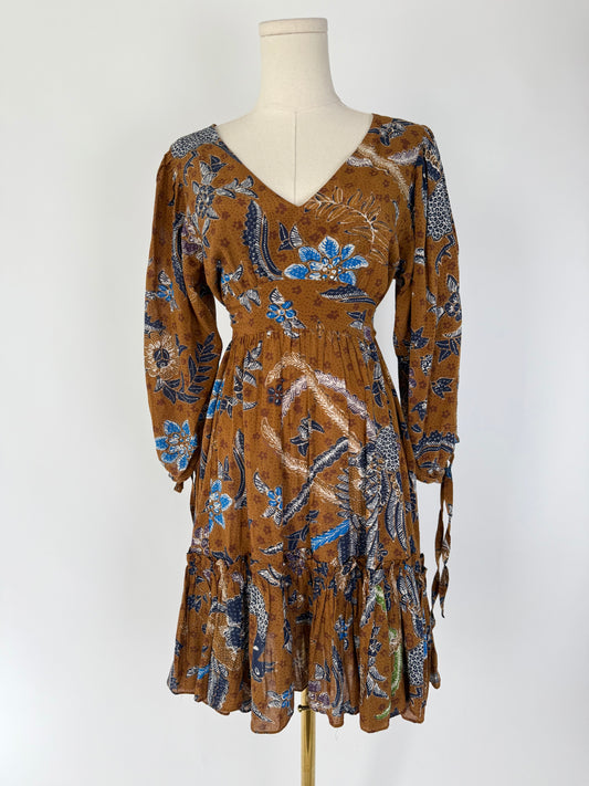 Cara Cara Millbrook Brown Print Dress