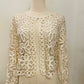 Vintage Soulmates Cream Lace Jacket