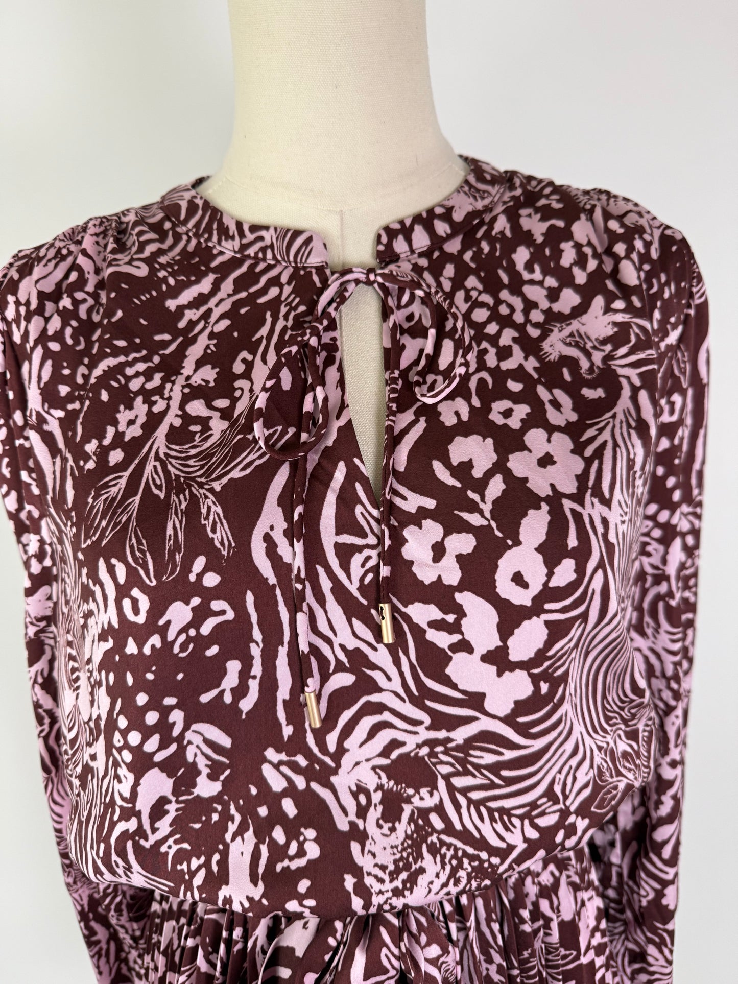 Skies Are Blue Zebra Mini Dress