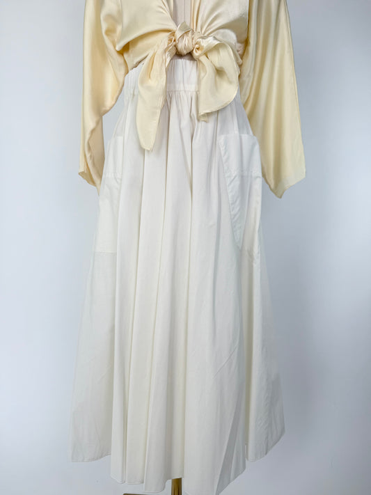 Susanne Bommer White Mid-Length Skirt