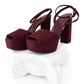 Prada Calzature Donna Suede Platform Sandal