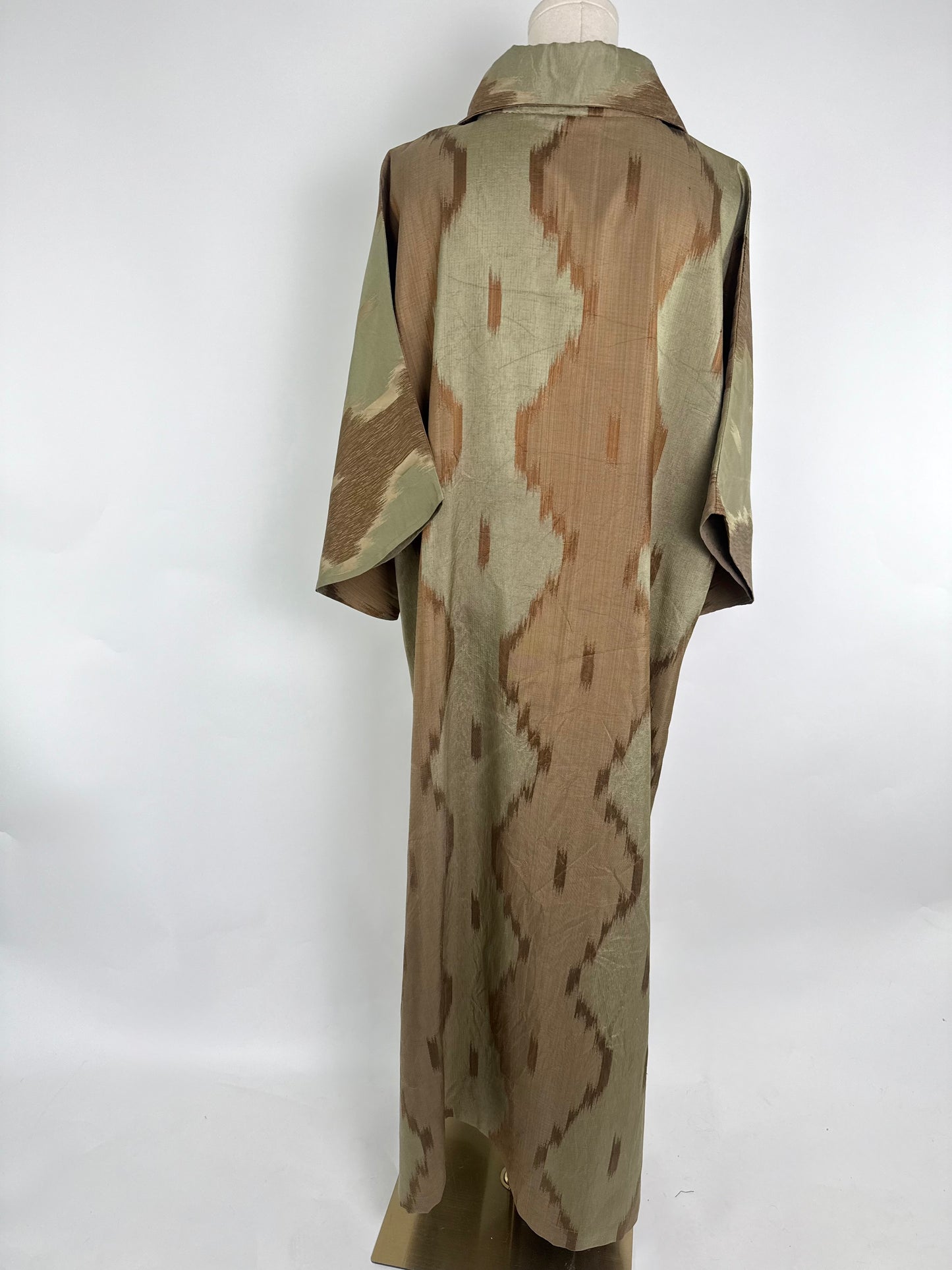 Rainforest Silk Ikat Caftan