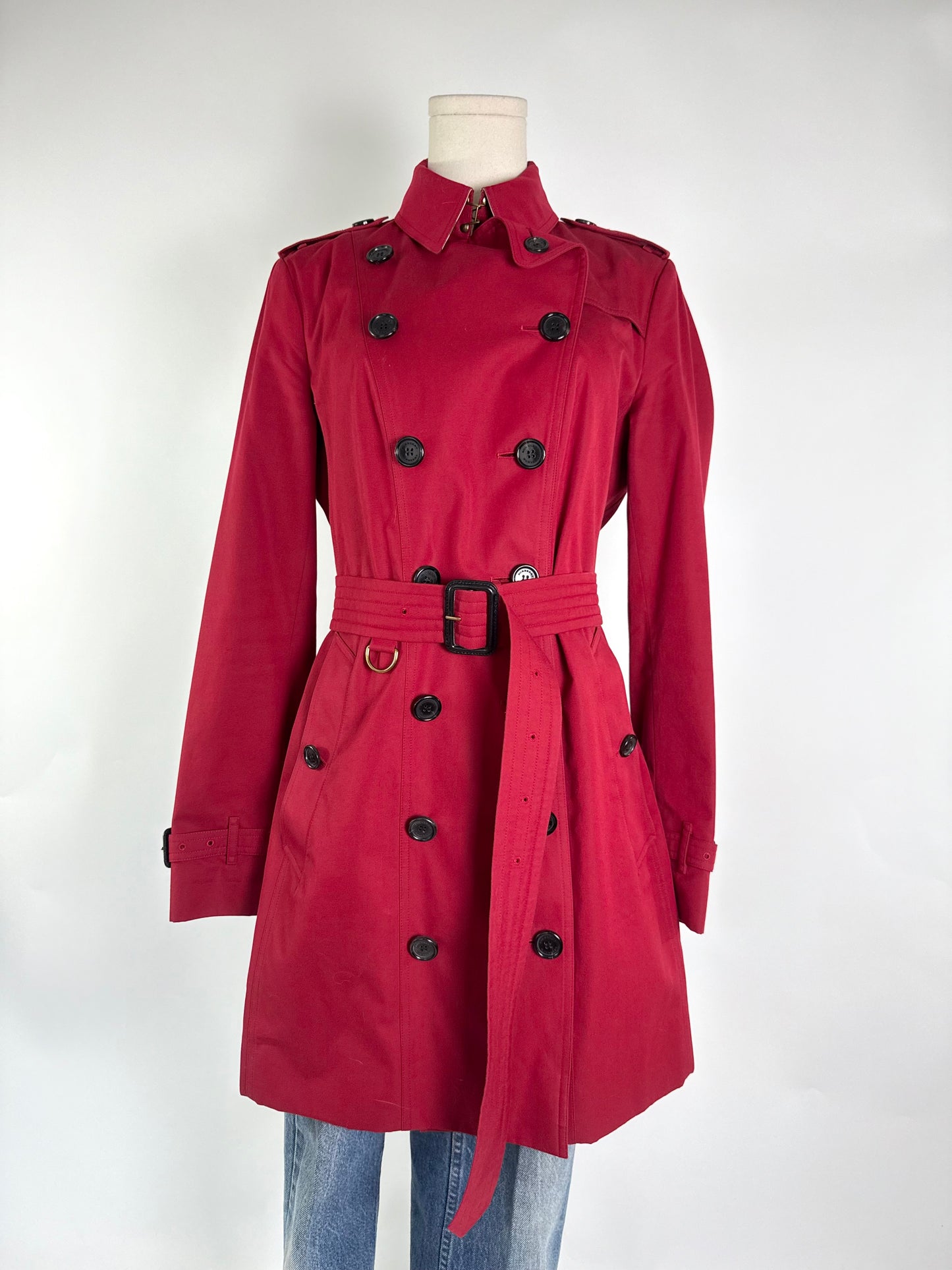 Burberry Sandringham Red Coat