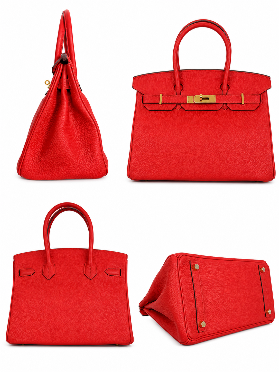 Hermes Birkin 30 Rouge Pivoine