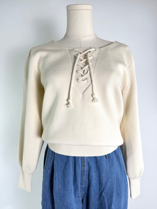 Sandro Lace Up Top