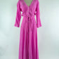 Honorine Pink Button Up Dress