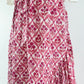 Pink City Prints Floral Wrap Skirt