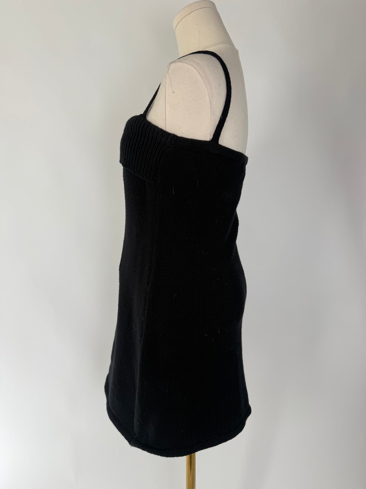 St Agni Black Mini Dress