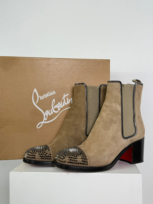 Christian Louboutin Suede Bootie