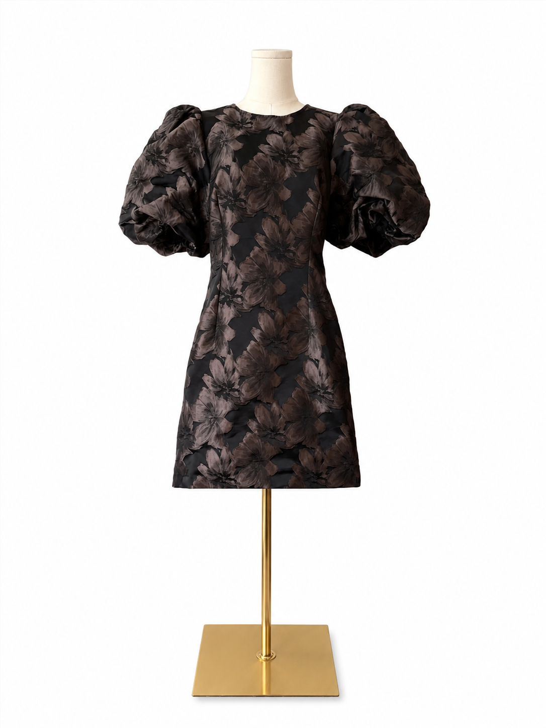 Just Female Jacquard Floral Dress