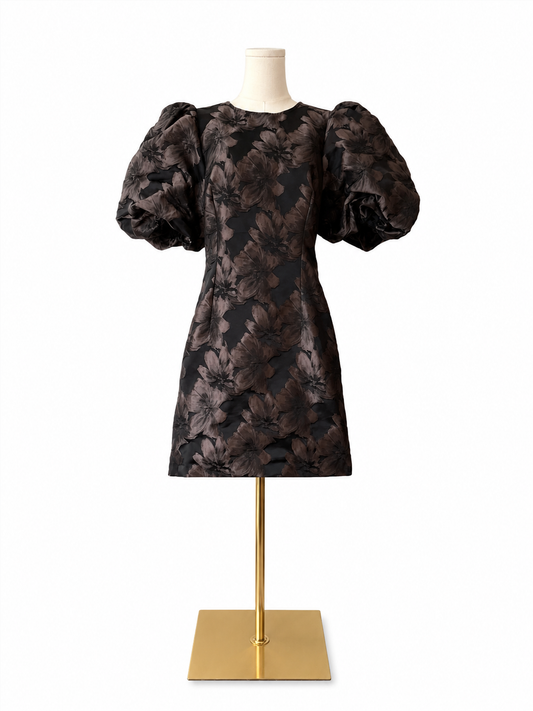 Just Female Jacquard Floral Dress