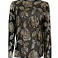 Vintage Jaeger Sheer Floral Top