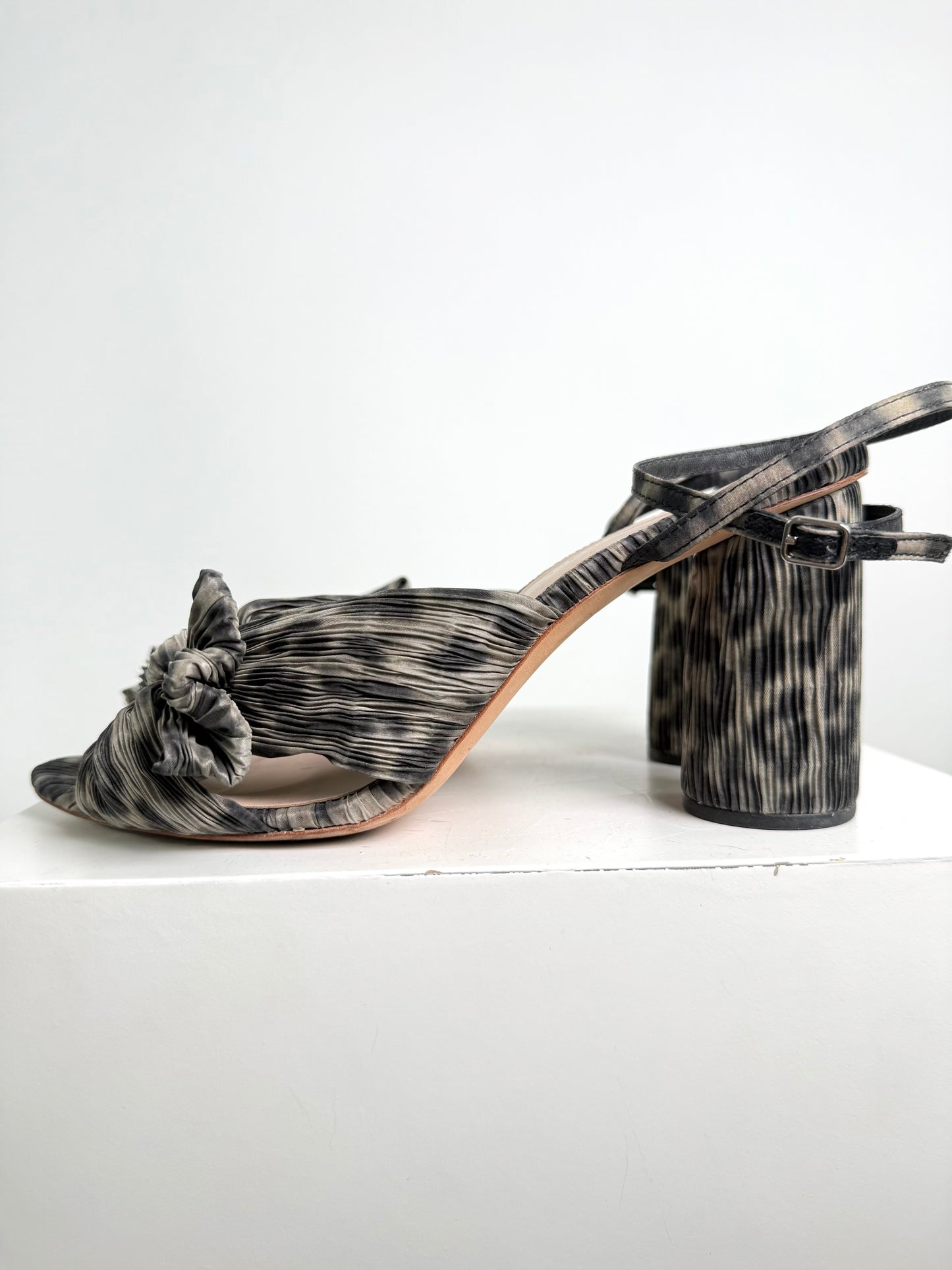 Loeffler Randall Leopard Stacked Heel