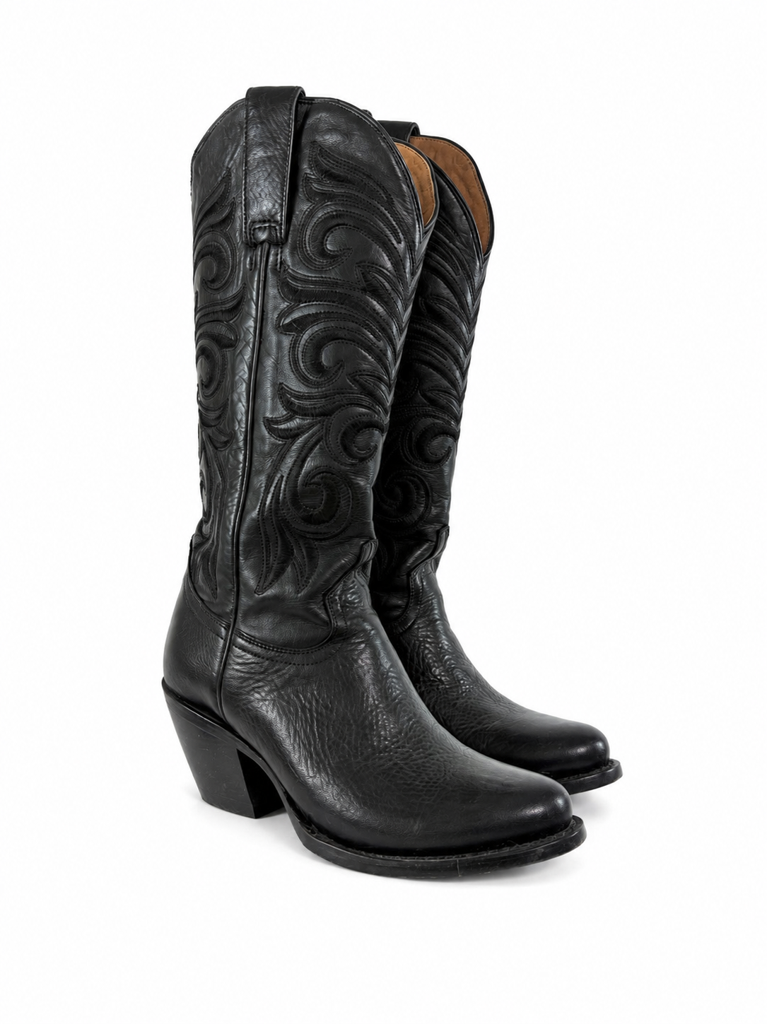 Lucchese Black Tall Cowboy Boot