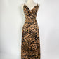 Lena Leopard Midi Dress