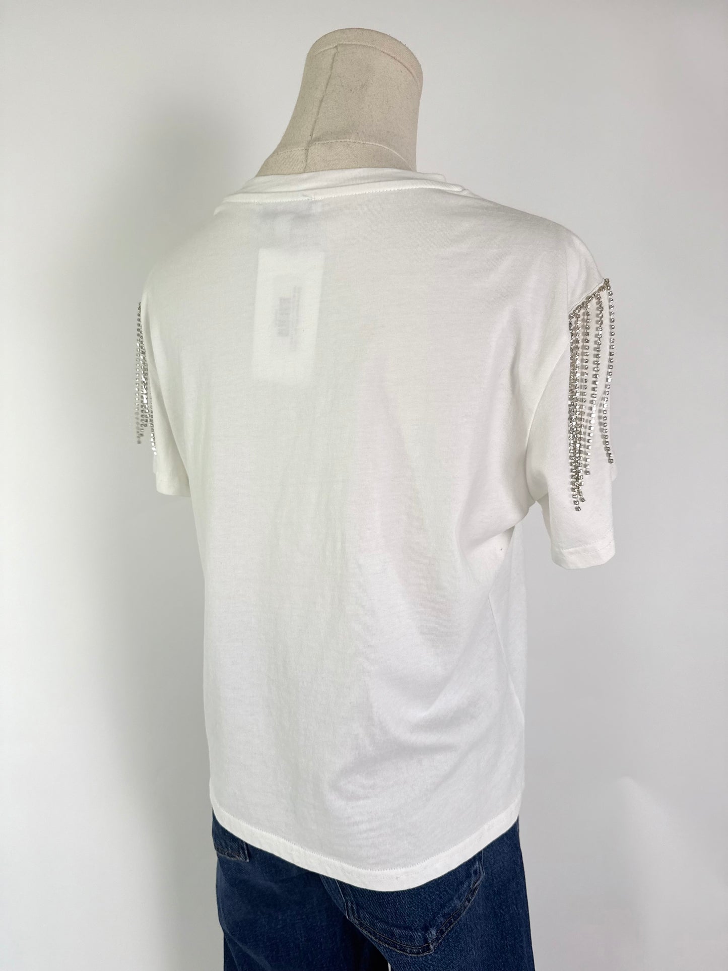 Gill Rhinestone Shoulder T-Shirt