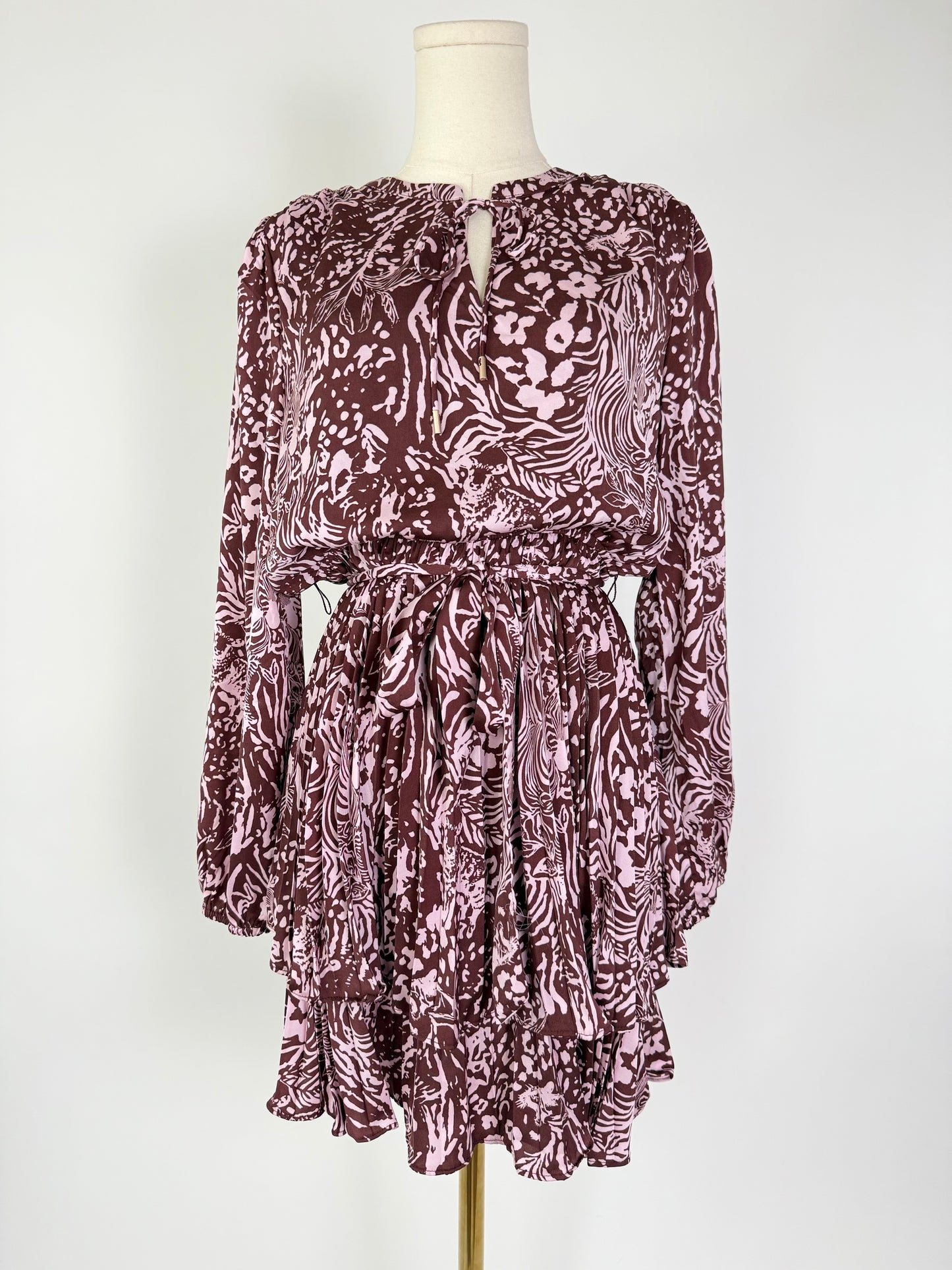 Skies Are Blue Zebra Mini Dress