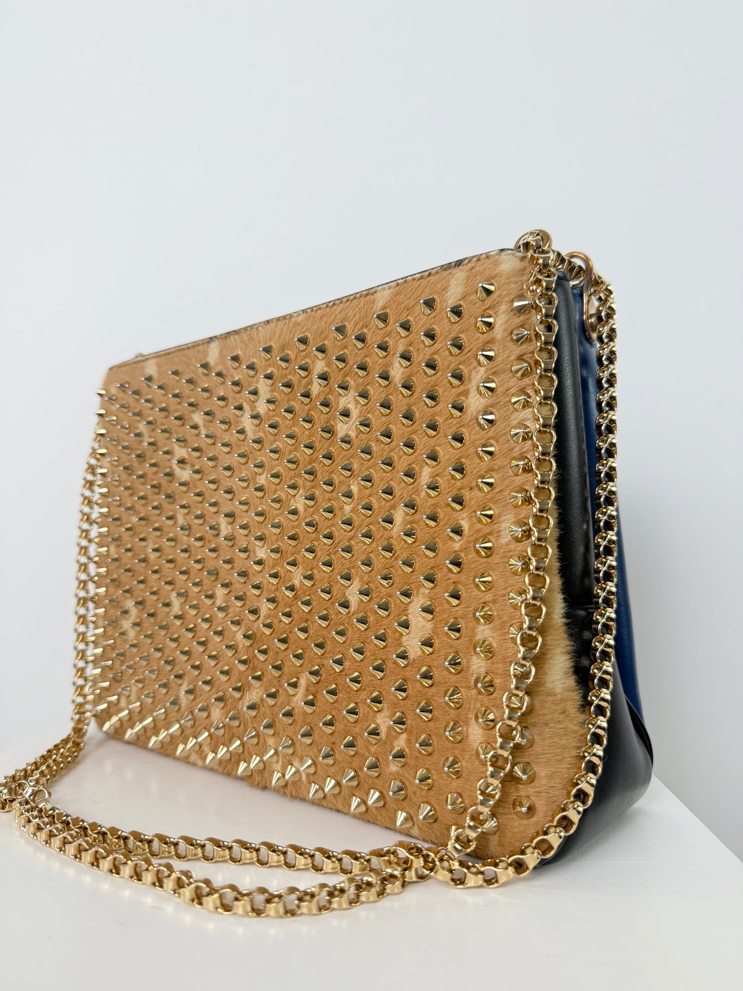 Christian Louboutin Triloubi Leather Shoulder Bag