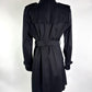 Burberry Mid-Length Trench Coat Kensington Black